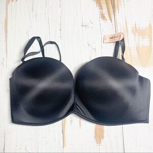 Dobreva Black Padded Under Wire Support Bra 38D